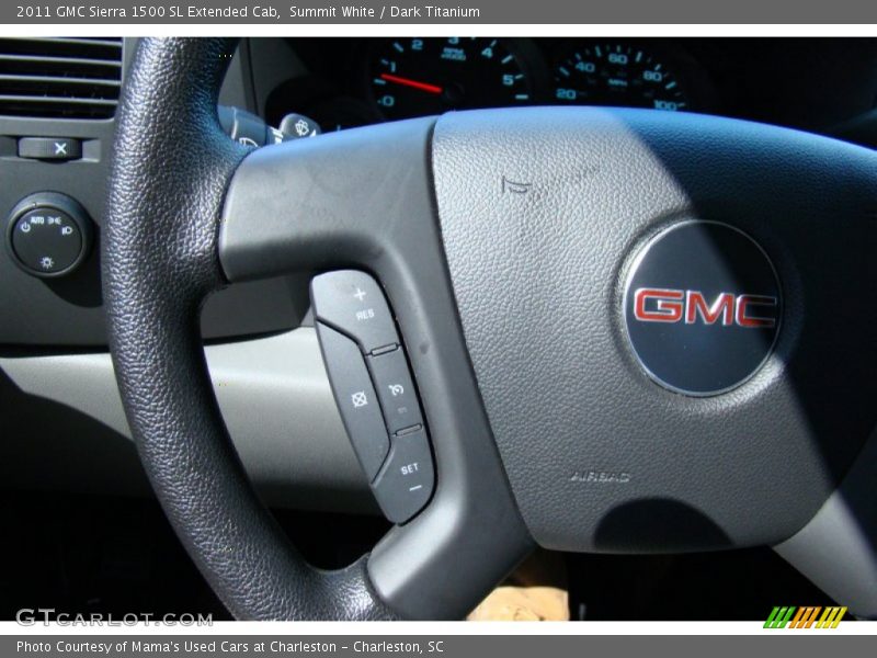 Summit White / Dark Titanium 2011 GMC Sierra 1500 SL Extended Cab