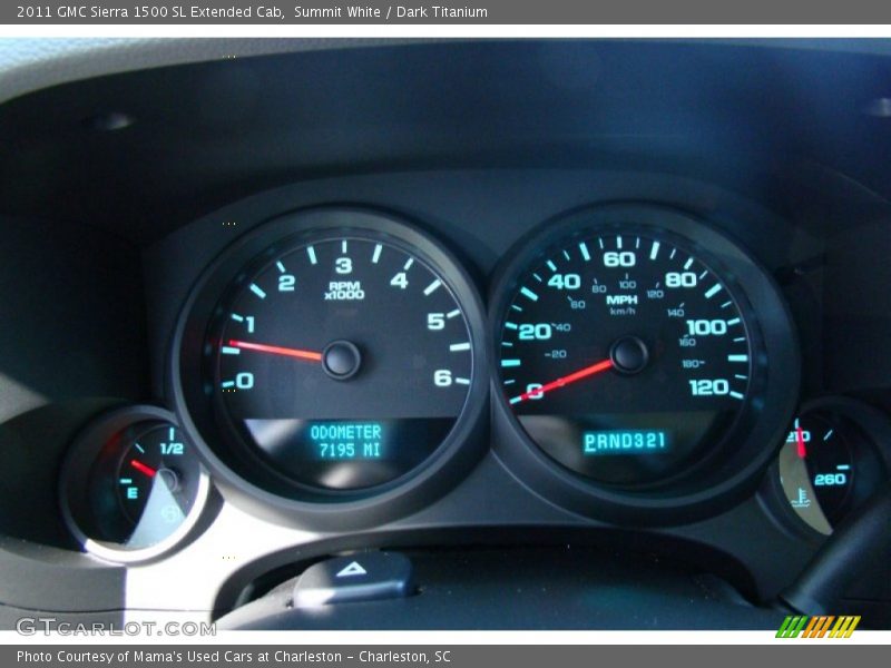 Summit White / Dark Titanium 2011 GMC Sierra 1500 SL Extended Cab