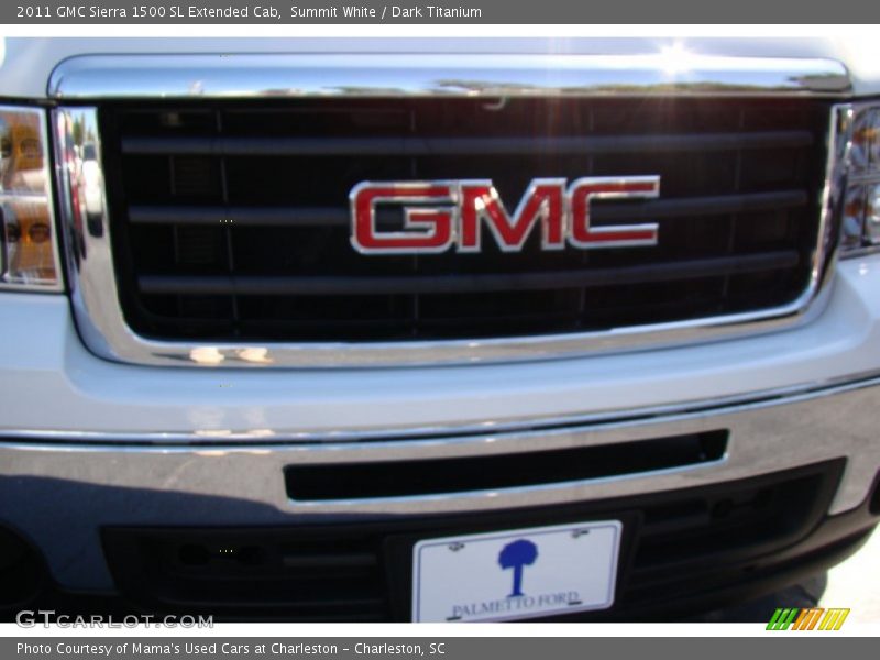 Summit White / Dark Titanium 2011 GMC Sierra 1500 SL Extended Cab
