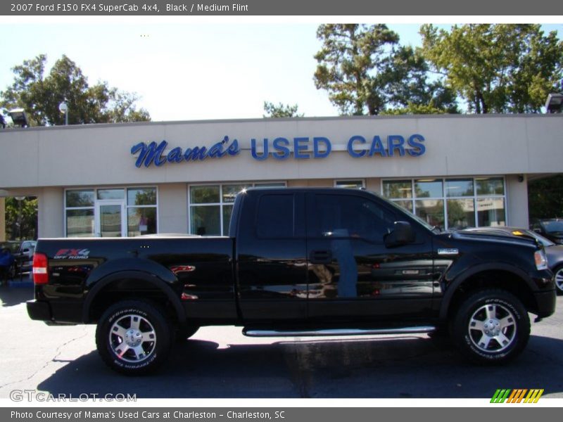 Black / Medium Flint 2007 Ford F150 FX4 SuperCab 4x4