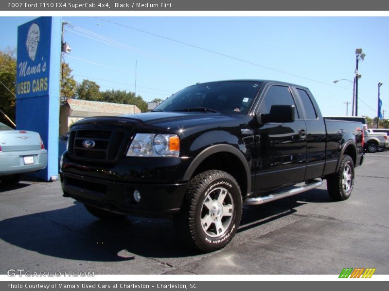 Black / Medium Flint 2007 Ford F150 FX4 SuperCab 4x4