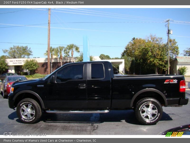 Black / Medium Flint 2007 Ford F150 FX4 SuperCab 4x4