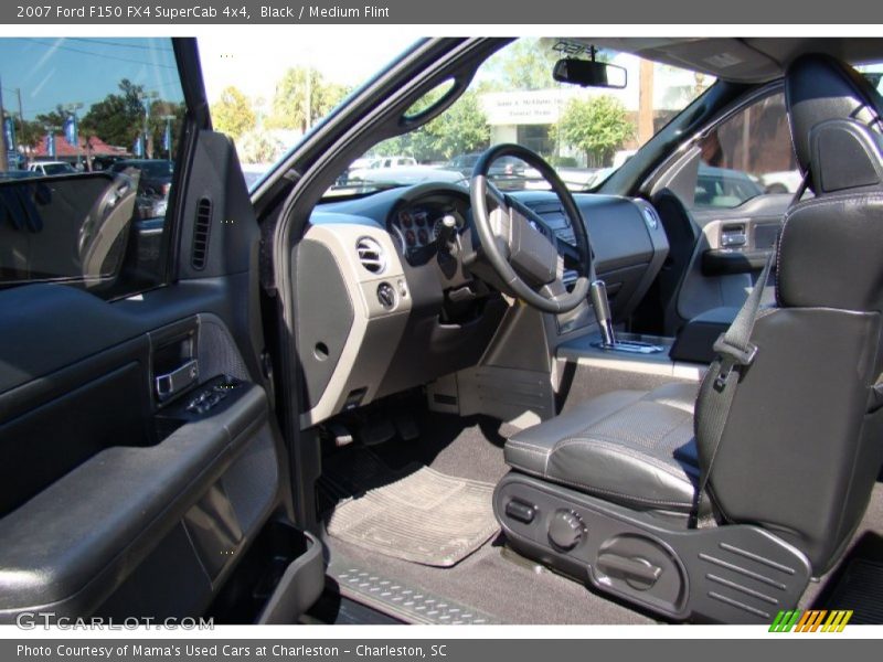 Black / Medium Flint 2007 Ford F150 FX4 SuperCab 4x4