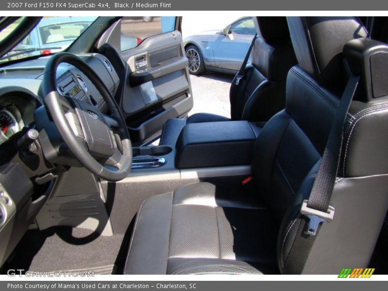 Black / Medium Flint 2007 Ford F150 FX4 SuperCab 4x4