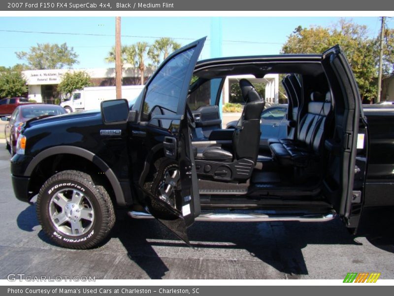 Black / Medium Flint 2007 Ford F150 FX4 SuperCab 4x4