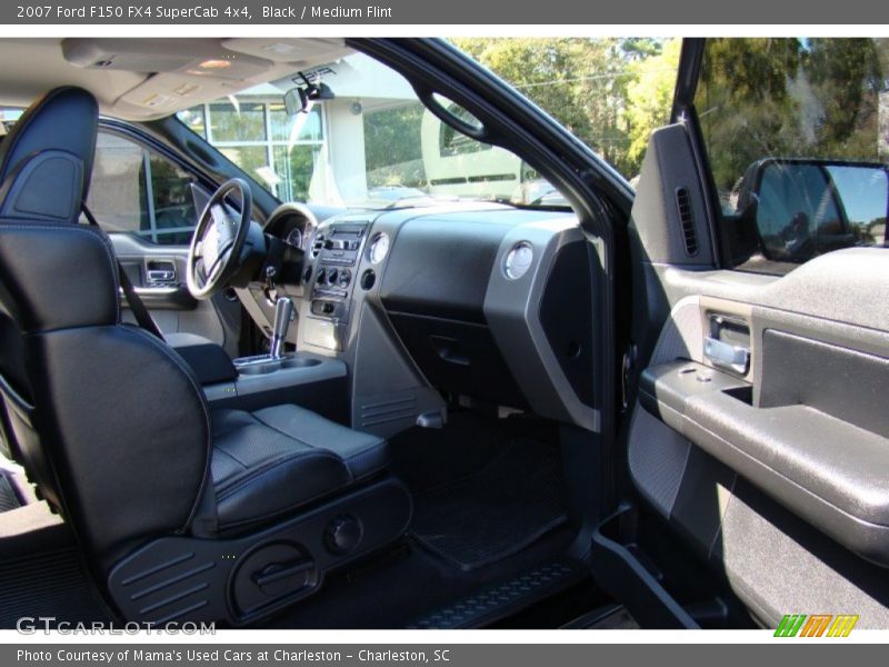 Black / Medium Flint 2007 Ford F150 FX4 SuperCab 4x4