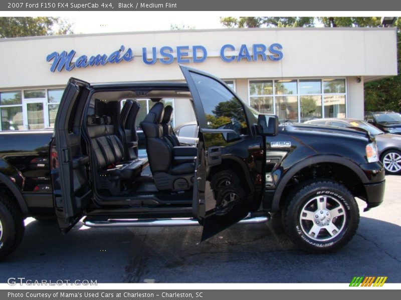 Black / Medium Flint 2007 Ford F150 FX4 SuperCab 4x4
