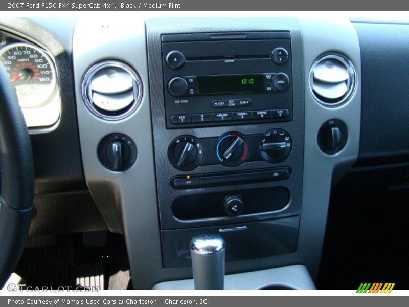 Black / Medium Flint 2007 Ford F150 FX4 SuperCab 4x4