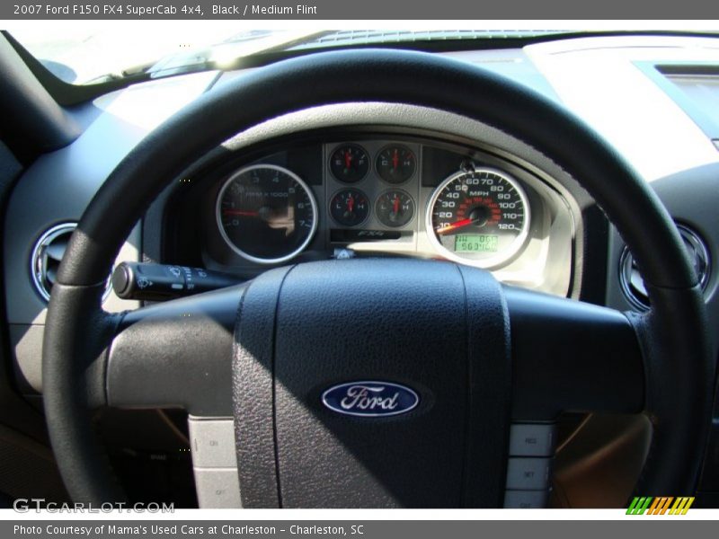 Black / Medium Flint 2007 Ford F150 FX4 SuperCab 4x4
