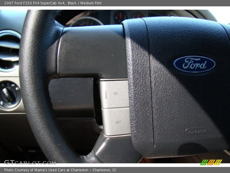 Black / Medium Flint 2007 Ford F150 FX4 SuperCab 4x4