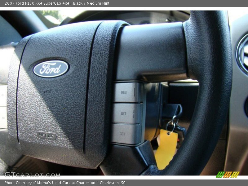 Black / Medium Flint 2007 Ford F150 FX4 SuperCab 4x4