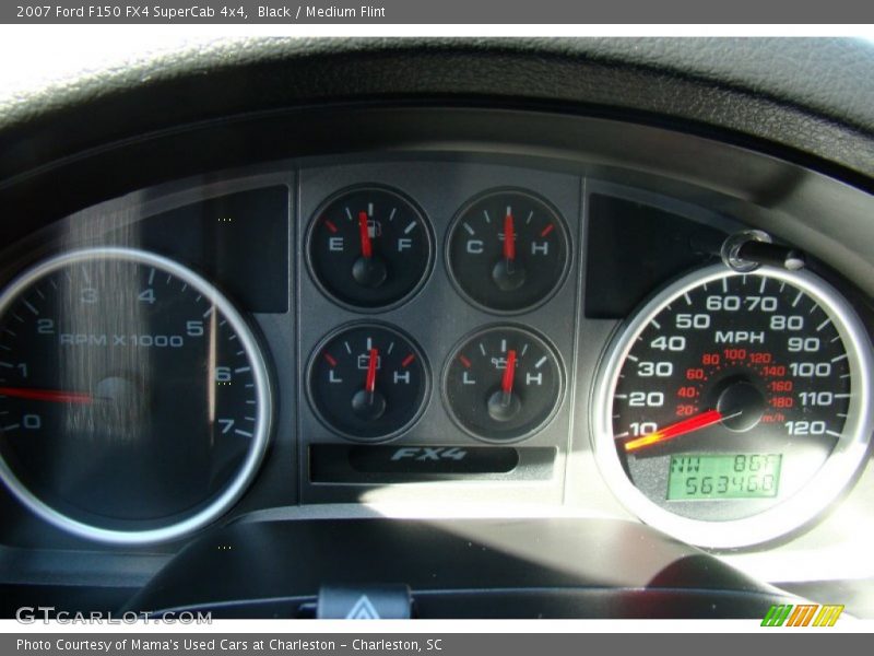 Black / Medium Flint 2007 Ford F150 FX4 SuperCab 4x4