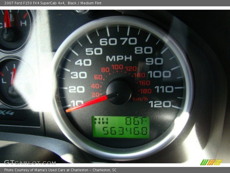 Black / Medium Flint 2007 Ford F150 FX4 SuperCab 4x4