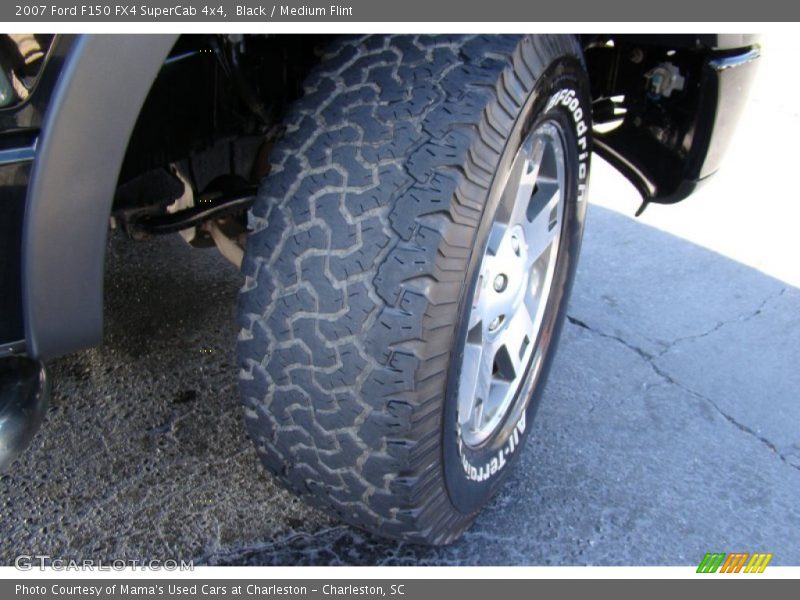Black / Medium Flint 2007 Ford F150 FX4 SuperCab 4x4
