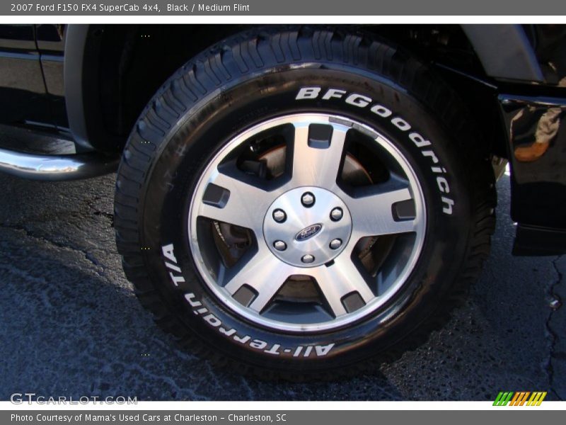 Black / Medium Flint 2007 Ford F150 FX4 SuperCab 4x4
