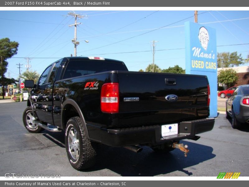 Black / Medium Flint 2007 Ford F150 FX4 SuperCab 4x4