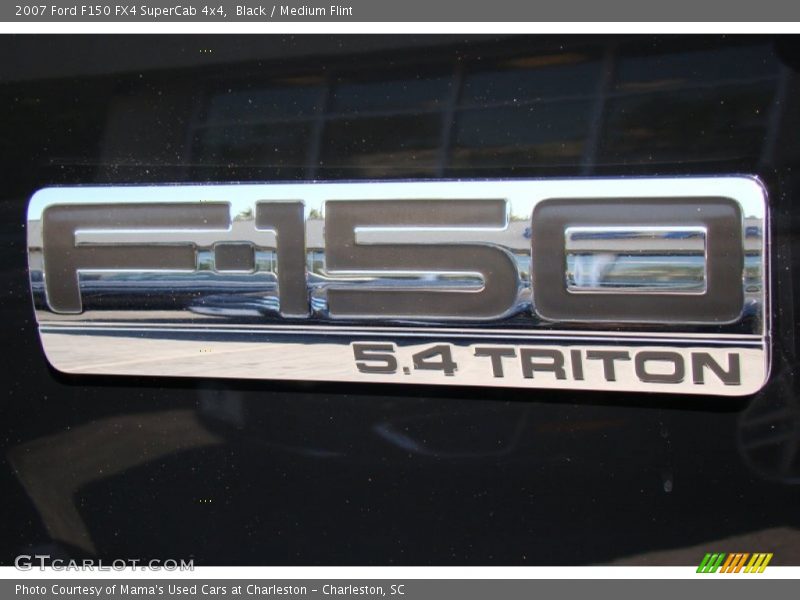 Black / Medium Flint 2007 Ford F150 FX4 SuperCab 4x4