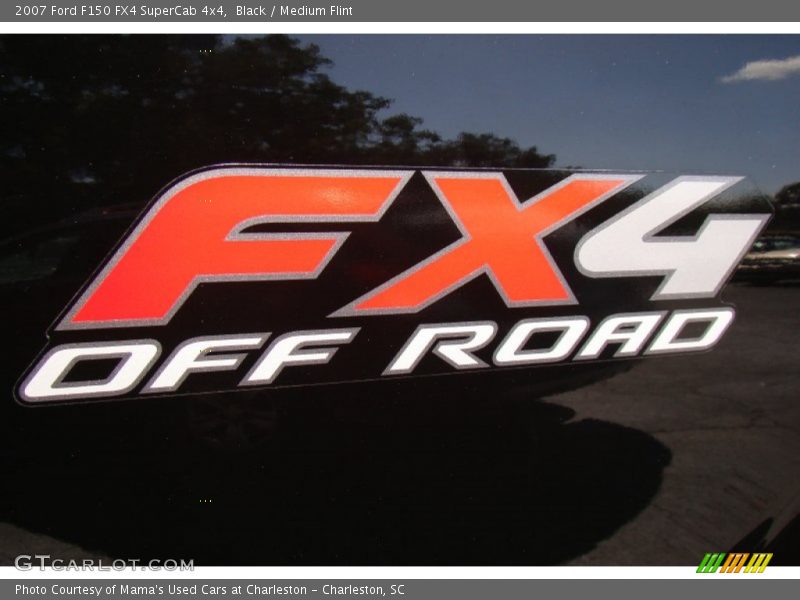 Black / Medium Flint 2007 Ford F150 FX4 SuperCab 4x4