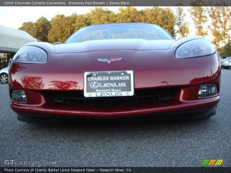 Monterey Red Metallic / Ebony Black 2006 Chevrolet Corvette Convertible