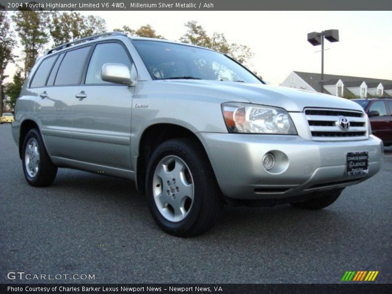 Millenium Silver Metallic / Ash 2004 Toyota Highlander Limited V6 4WD