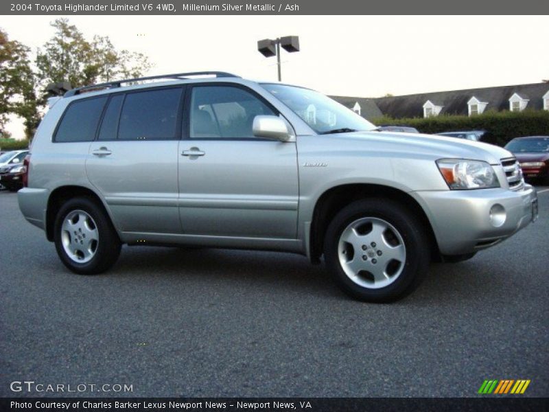 Millenium Silver Metallic / Ash 2004 Toyota Highlander Limited V6 4WD