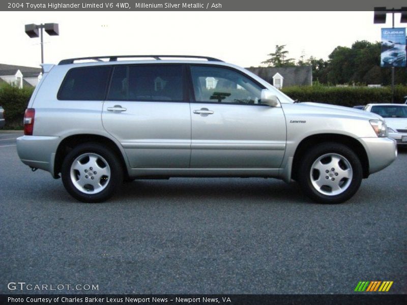 Millenium Silver Metallic / Ash 2004 Toyota Highlander Limited V6 4WD