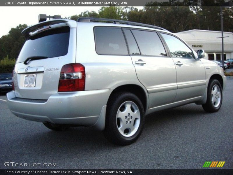 Millenium Silver Metallic / Ash 2004 Toyota Highlander Limited V6 4WD