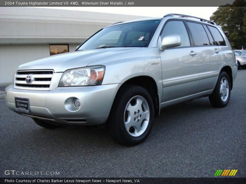 Millenium Silver Metallic / Ash 2004 Toyota Highlander Limited V6 4WD