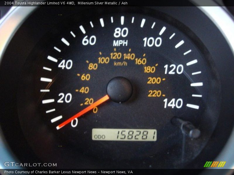 Millenium Silver Metallic / Ash 2004 Toyota Highlander Limited V6 4WD
