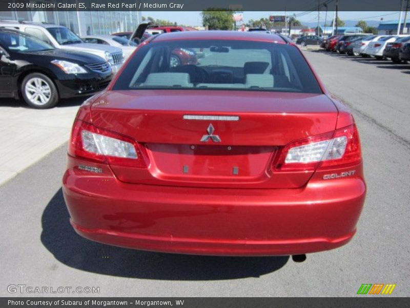 Rave Red Pearl / Medium Gray 2009 Mitsubishi Galant ES