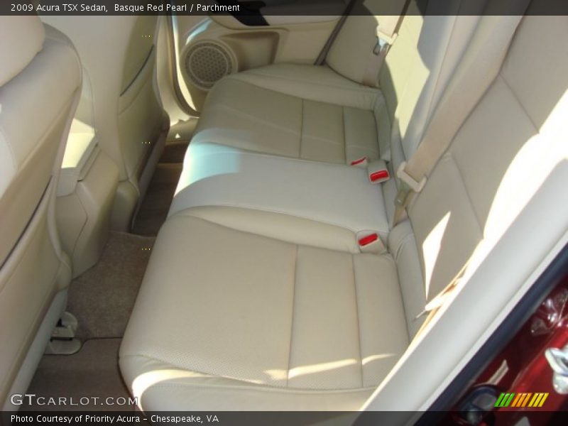 Basque Red Pearl / Parchment 2009 Acura TSX Sedan