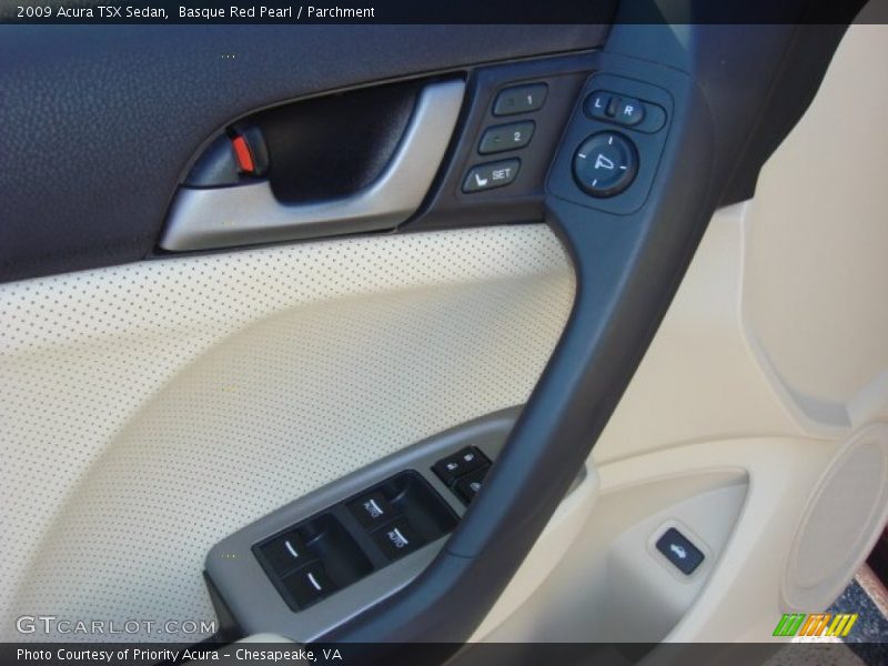 Basque Red Pearl / Parchment 2009 Acura TSX Sedan