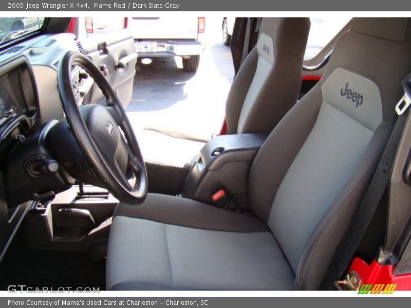 Flame Red / Dark Slate Gray 2005 Jeep Wrangler X 4x4