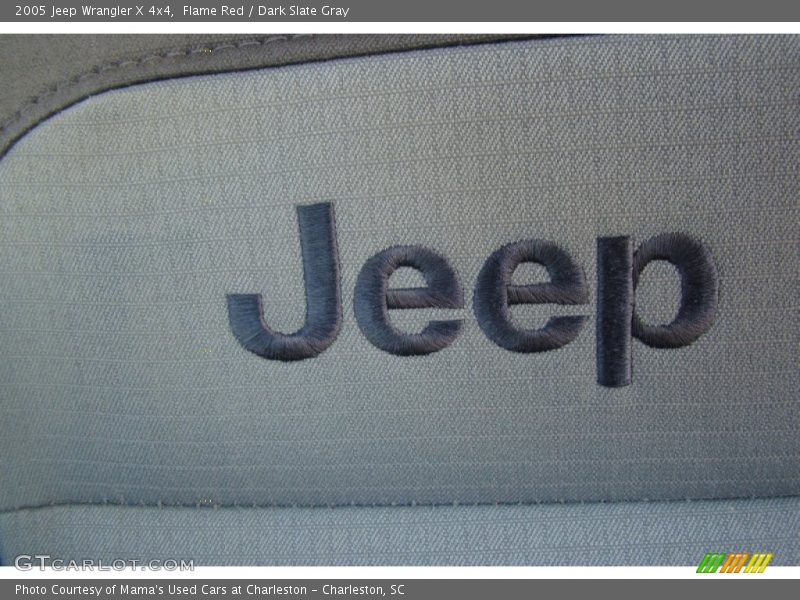 Flame Red / Dark Slate Gray 2005 Jeep Wrangler X 4x4