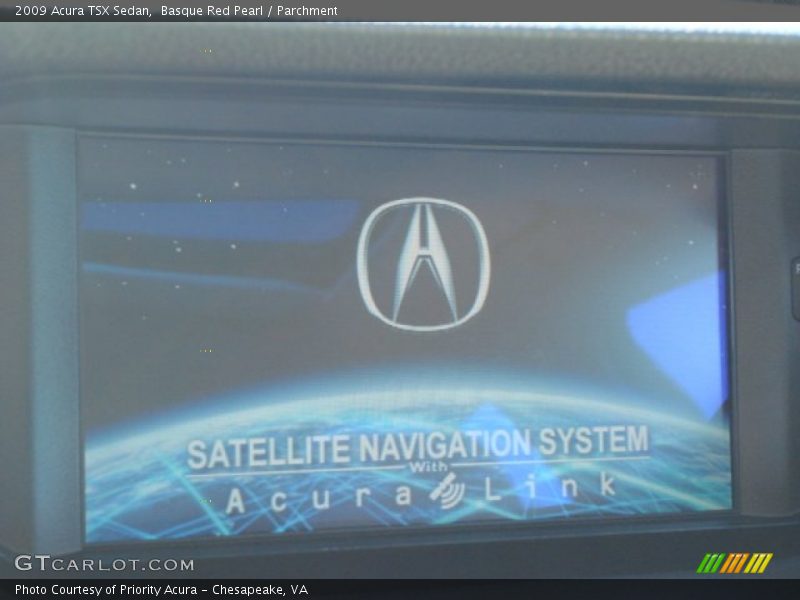 Basque Red Pearl / Parchment 2009 Acura TSX Sedan