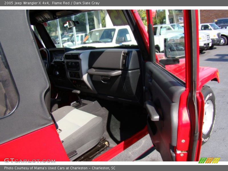 Flame Red / Dark Slate Gray 2005 Jeep Wrangler X 4x4