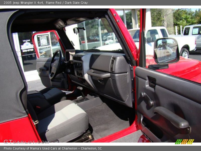 Flame Red / Dark Slate Gray 2005 Jeep Wrangler X 4x4