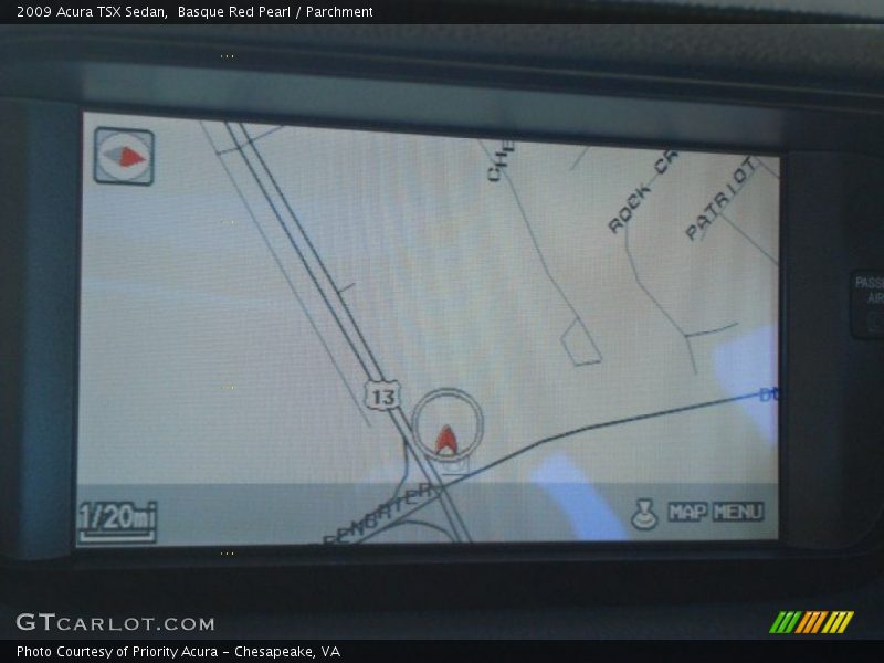 Basque Red Pearl / Parchment 2009 Acura TSX Sedan