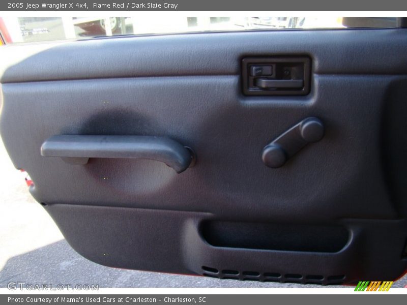 Flame Red / Dark Slate Gray 2005 Jeep Wrangler X 4x4