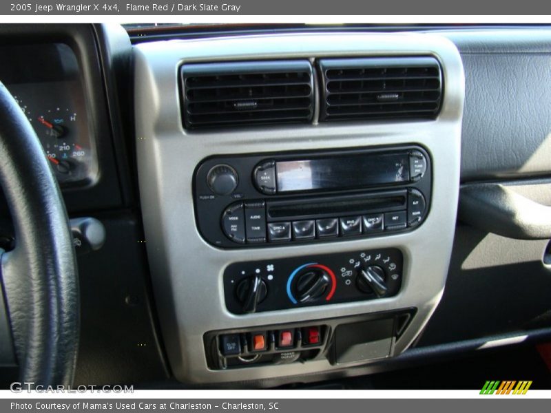 Flame Red / Dark Slate Gray 2005 Jeep Wrangler X 4x4