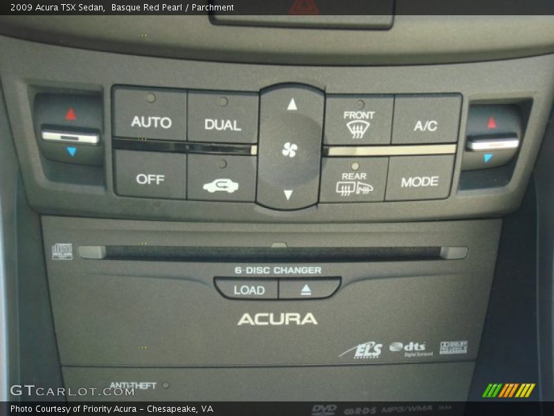 Basque Red Pearl / Parchment 2009 Acura TSX Sedan