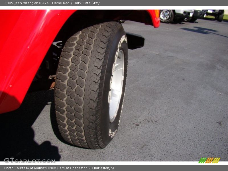Flame Red / Dark Slate Gray 2005 Jeep Wrangler X 4x4