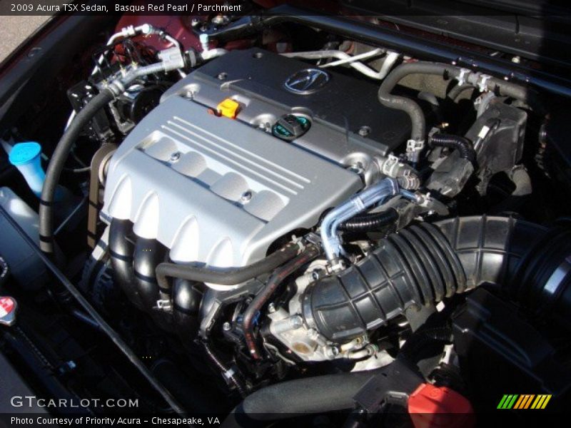Basque Red Pearl / Parchment 2009 Acura TSX Sedan