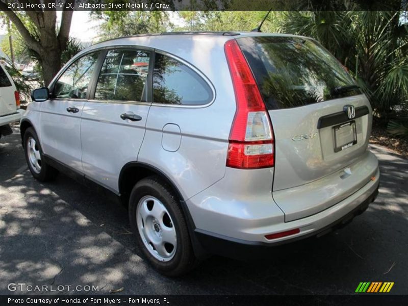 Alabaster Silver Metallic / Gray 2011 Honda CR-V LX