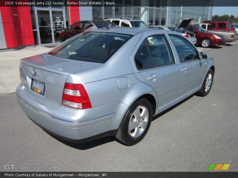 Reflex Silver Metallic / Black 2005 Volkswagen Jetta GLS Sedan
