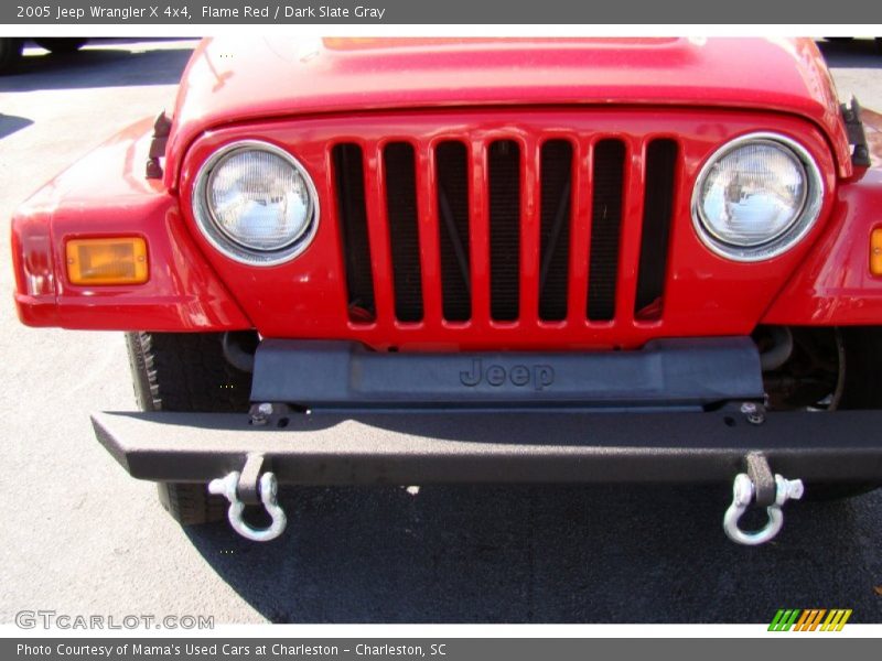 Flame Red / Dark Slate Gray 2005 Jeep Wrangler X 4x4