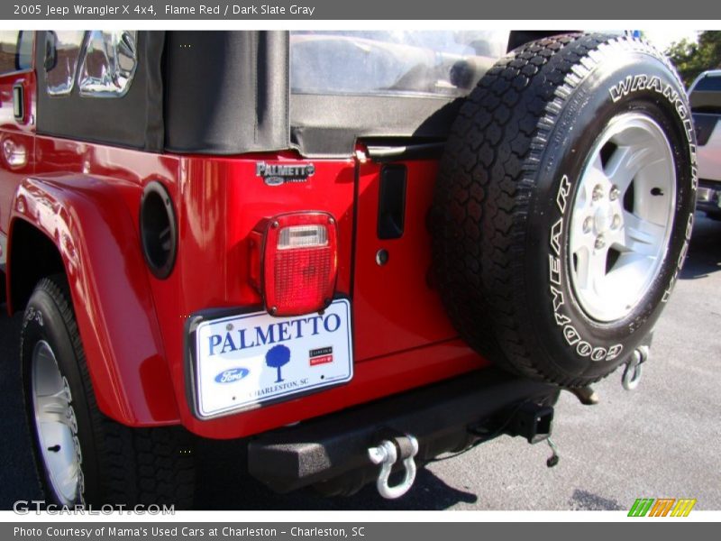 Flame Red / Dark Slate Gray 2005 Jeep Wrangler X 4x4