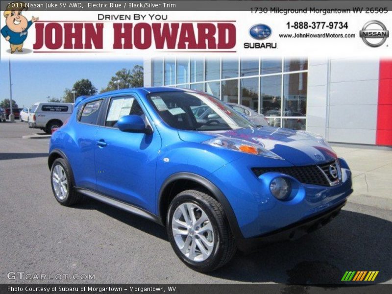 Electric Blue / Black/Silver Trim 2011 Nissan Juke SV AWD