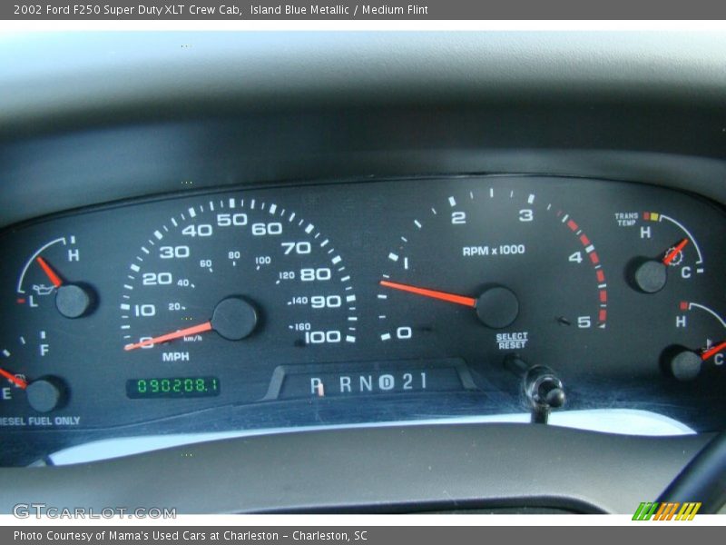  2002 F250 Super Duty XLT Crew Cab XLT Crew Cab Gauges