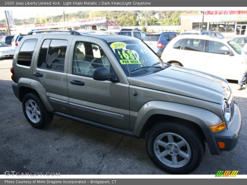 Light Khaki Metallic / Dark Khaki/Light Graystone 2005 Jeep Liberty Limited 4x4